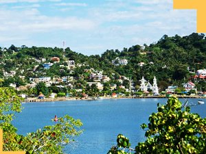 Town of Samana Dominican Republic.